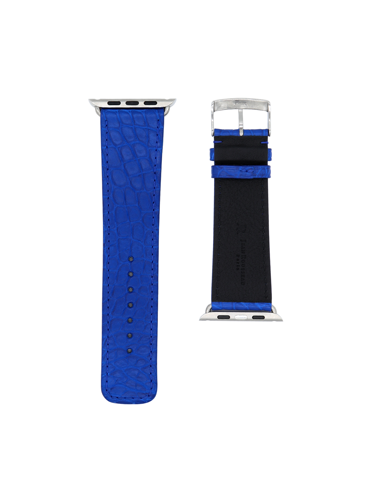 apple watch strap alligator blue